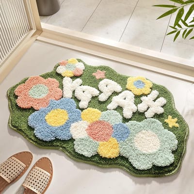 Super Absorbente Antislip Badmat, 45 x 70 cm, Machinewasbaar, Zacht en Geschikt voor Badkamer, Keuken en Slaapkamervloer