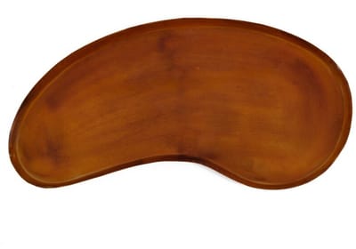 HomeBound by KY | Metalen dienblad kidney tangerine | dienblad | decoratieve schaal