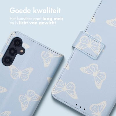 imoshion Hoesje - Geschikt voor Samsung Galaxy A54 (5G) - Design Bookcase smartphone - Butterfly