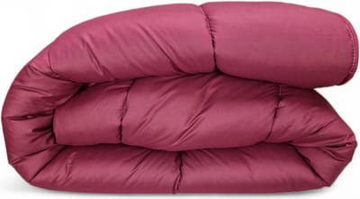 Dekbed bedrukt 240x220cm Effen Bordeaux/Blauw (dubbelzijdig bedrukt)
