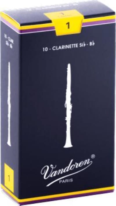 Vandoren Classic Bb-Klarinette 1 Schachtel mit 10 Blättern - Riet voor Bb klarinet (Frans)