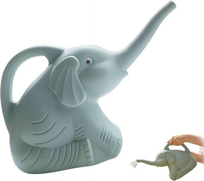 Olifant Gieter - Plantenspuit Kinderen - Planten Water Geven - Lange Nauwkeurige Tuit - 30 cm Lengte - Blauw