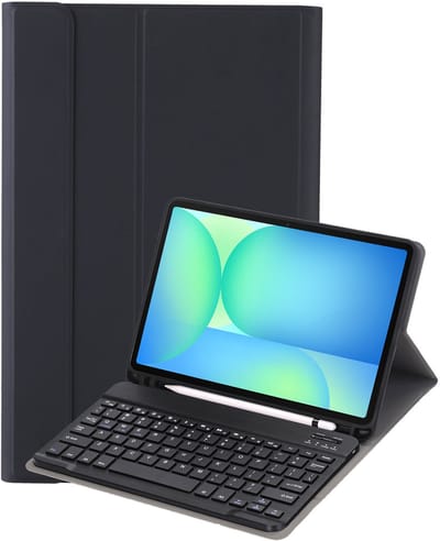 Hoes - Geschikt voor Samsung Galaxy Tab S10 Lite - Toetsenbord Case - Keyboard Book Cover - Hoesje - Zwart