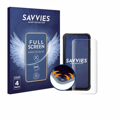 Savvies - Screenprotector voor Hammer Blade V 5G - Folie Beschermfolie transparant volledig dekking 4 Stuks