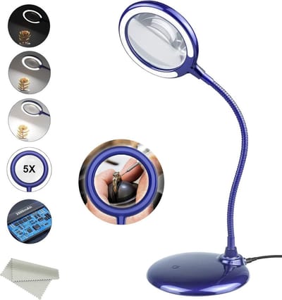 ApexArte® Loeplamp met Standaard - Lamp met Led Verlichting