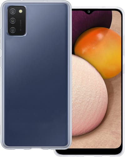Hoesje Geschikt voor Samsung Galaxy A03s - Sterk & Shockproof - Hoes Cover - Siliconen Case - Transparant