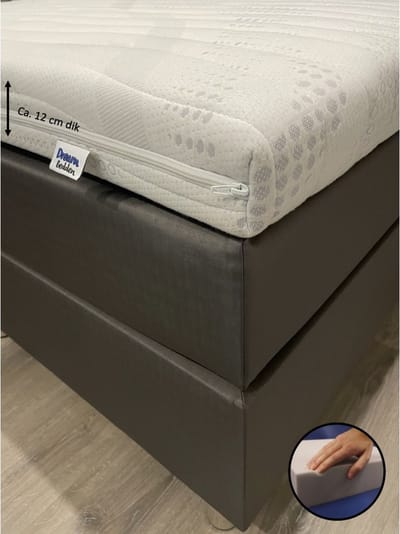 Topper Maximus 120x190 - Hybride schuim - Cooltouch - 10 cm dik - Medium/stevig - Topdekmatras