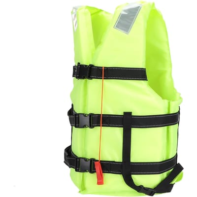 Volwassen Buiten Vissen Raften Reddingsvest Levensreddend Oxford Stof Vest Drijvend Jack