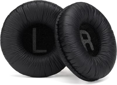Comfortabele Vervangende Oorkussens voor JBL Hoofdtelefoons - Pleated Protein Leder, Zwart, Geluidisolatie, Duurzaam, Geschikt voor Diverse Modellen