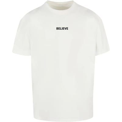 Oversized T-shirt Merchcode Believe Front Heavy
