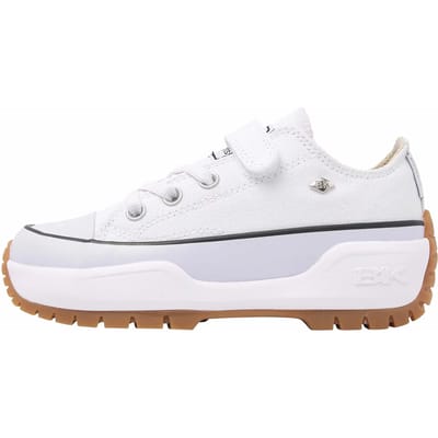 British Knights - Kaya Low Fly Meisjes Sneakers Laag - Maat 31 - Wit - Katoen - Meiden Schoenen