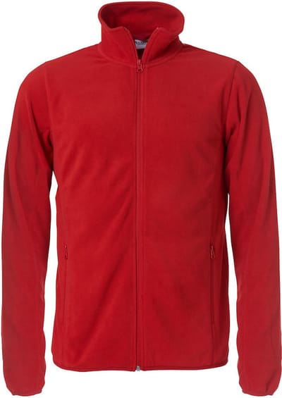 Clique Basic Micro Fleece Jacket 23914 Rood - Maat XS
