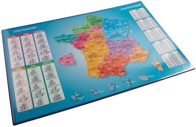 Exacompta 10x Onderlegger harde PVC France (FR) 37,5x57cm - Design - 29791E