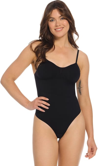 MAGIC Bodyfashion corrigerende String Body - Thong body - Shapewear correctie bodysuit - S - Zwart- Corrigerend ondergoed - S- Corrigerend ondergoed - S