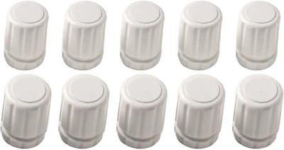 Handwielschakelaar - Radiatorventiel knop - Temperatuur regelen - M30 x 5 schroefdraad - 10 stuks - Wit