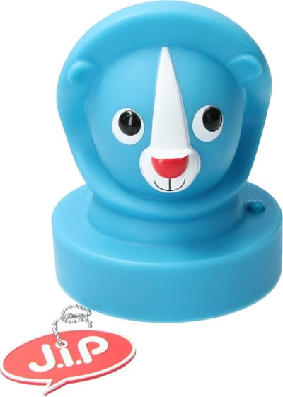 Jip Dieren Lamp Leeuw – Nachtlampje voor Kinderen 15cm – Nachtverlichting Jongens en Meisjes – Blauw
