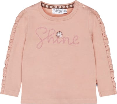 Dirkje Q- Girls shine Meisjes T-shirt - Maat 62