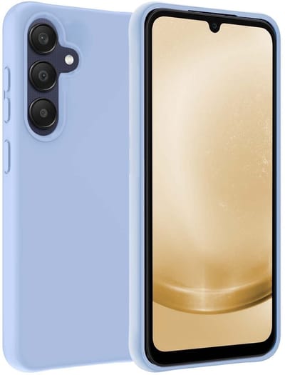 Hoesje - Geschikt voor Samsung Galaxy A26 - Sterk & Shockproof - Hoes Cover - Siliconen Case - Telefoonhoesjes - Lichtblauw
