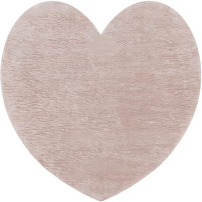 Kleden Rugsx Modern wastapijt SHAPE 3105 Hart shaggy - 80x80 cm