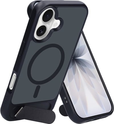 Mobiparts hoesje geschikt voor Apple iPhone 17 - Hardcover - MagSafe - Zwart Transparant