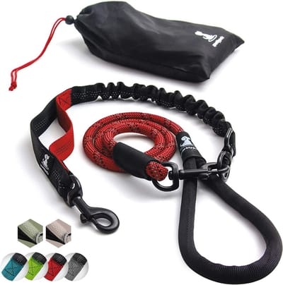 Zware Bungee Trainingslijn voor Grote en Middelgrote Honden - Anti-Trek, Reflecterende en Schokabsorberende Riem