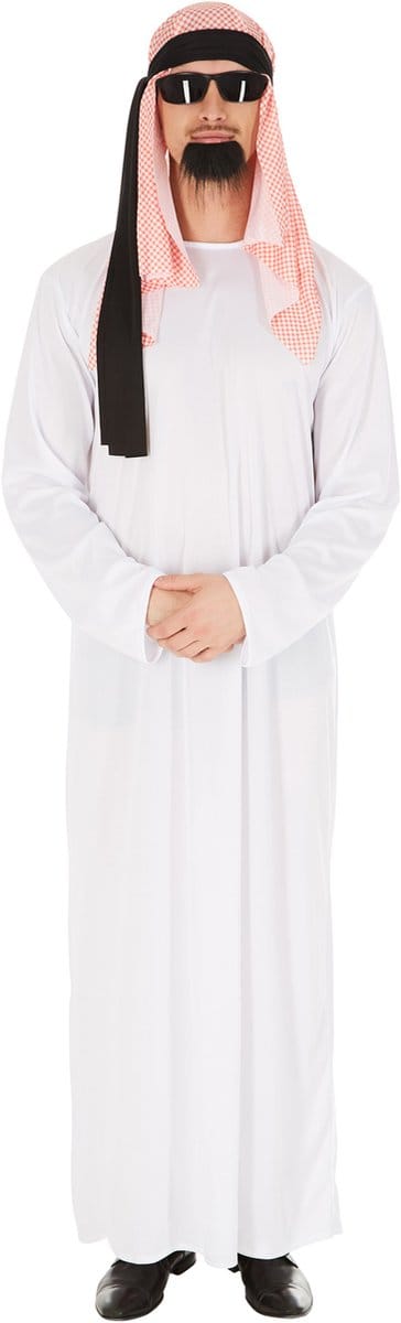 dressforfun - herenkostuum sjeik XXL - verkleedkleding kostuum halloween verkleden feestkleding carnavalskleding carnaval feestkledij partykleding - 301034