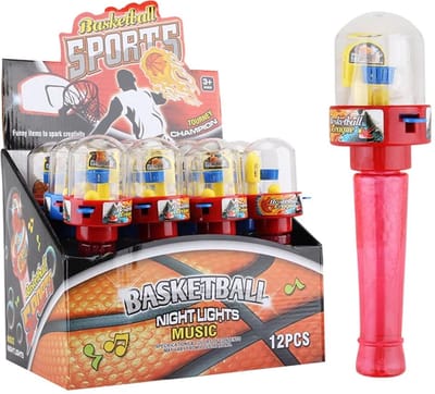 bellenblaas met mini basketbal spel