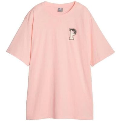 Puma Squad P T-shirt Met Korte Mouwen Roze S Vrouw