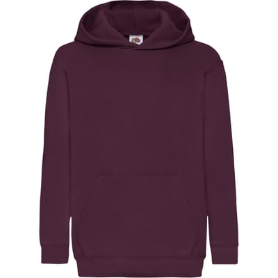 Fruit Of The Loom Kids Unisex Classic 80/20 Hoodie (Bottle Groen)