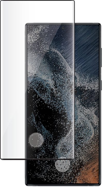 Bigben Connected, Schermbeschermer Geschikt voor Samsung Galaxy S23 Ultra in 3D anti-kras gehard glas, Transparant