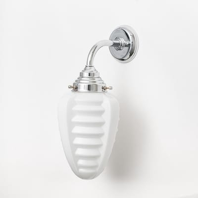 Wandlamp Parole Curve Chroom - Art Deco Trade