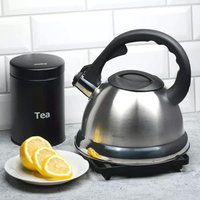 Geklokte Waterkoker - Theepot Water - Water Koken - Voor Alle Vuren - 3 Liter - Zilverkleurig