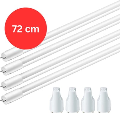 Prinos Premium LED TL buizen 72 cm - Universeel - T8 G13 840 - 10W/16W - 4PACK