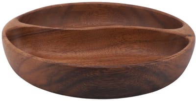 Dailygoods- Dienblad Groot - Acacia Houten Dienblad - Serveerschaal Multifunctioneel - Woondecoratie - Stevig Accessoire - Handgesneden Vakmanschap