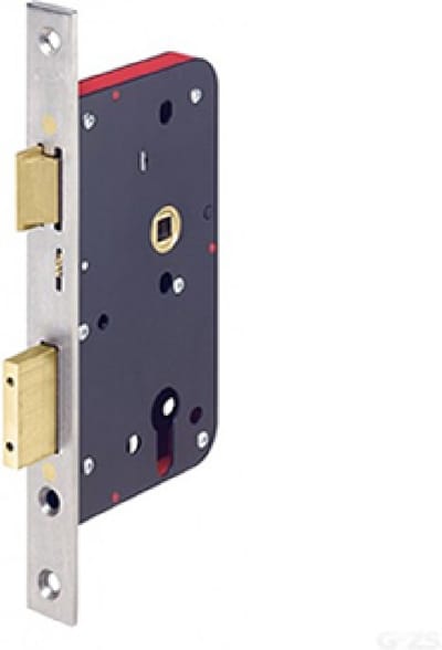 Insteekslot - RVS geborsteld - RVS - Lips - Lips 2424 DIN LS noodslot afgerond, doornmaat 60 mm