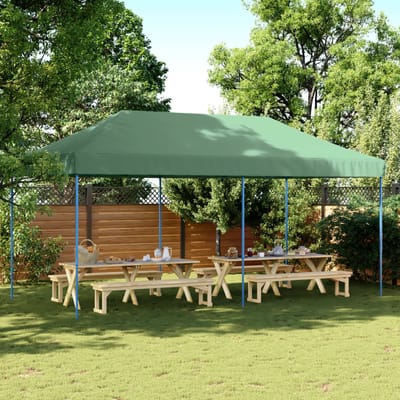 vidaXL - Partytent - inklapbaar - pop-up - 580x292x315 - cm - bruin