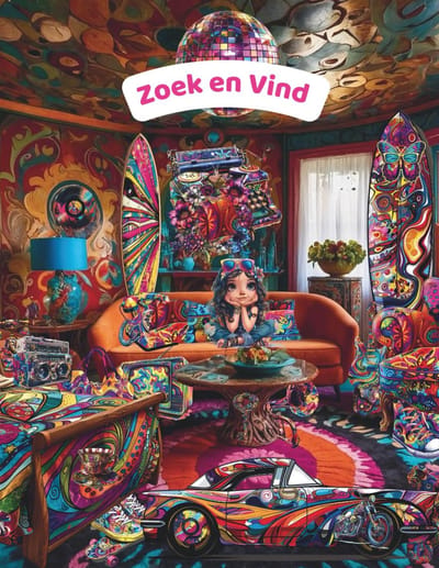 Zoek en Vind Boek - Zoekboek Objecten - Ontspanning Concentratie - Rustgevend Puzzelplezier - 21.59 x 27.94 cm