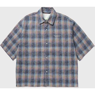 FLANEL SHORT SLEEVE BUTTON-UP