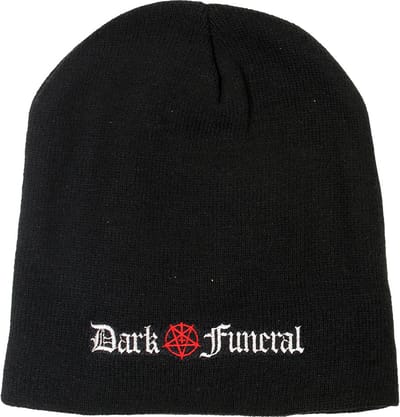 Dark Funeral Logo Beanie Muts Zwart - Officiële Merchandise
