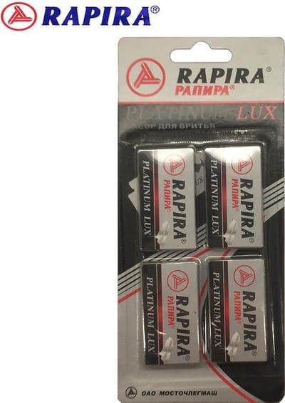 Rapira Platinum Luxe Scheermesjes - 20 Stuks