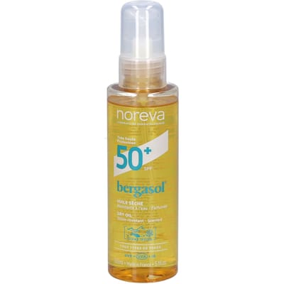 Noreva Bergasol Droge Olie SPF50+ 150 Zonnegel