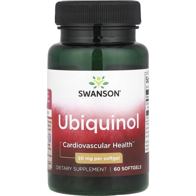 Ubiquinol, 50 mg, 60 zachte capsules