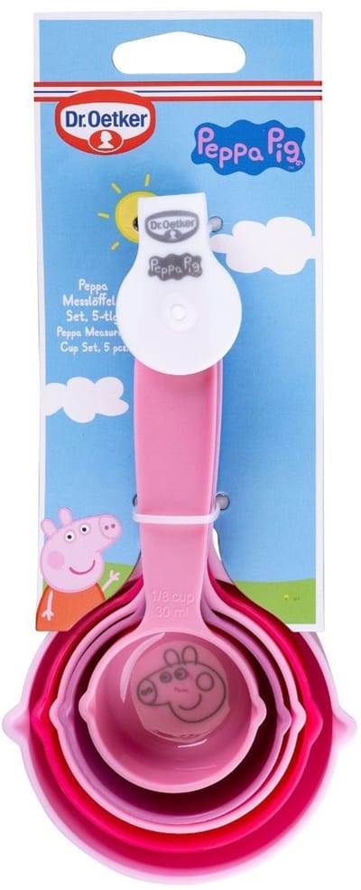 Set van 5 maatlepels Peppa Pig Dr. Oetker Peppa Pig