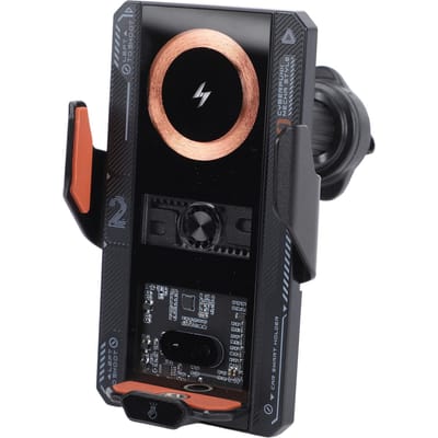Draadloze Autolader Automatische Klem Auto Houder 15W Magnetisch Draadloos Opladen 66W Bekabeld Opladen Ventilatierooster Telefoonhouder