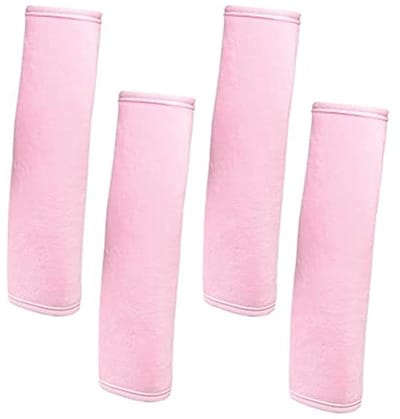 Gordelkussens - Riemhoezen - Comfortabel Reizen - Huid Bescherming - 4 Stuks - Roze