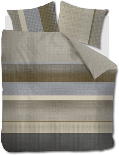 Beddinghouse Marthe dekbedovertrek - Tweepersoons - 200 x 200/220 cm - Zand