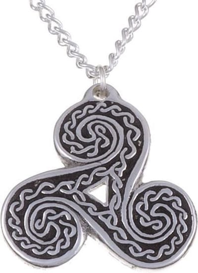 Triscele ribbon hanger | Keltische symbolen sieraden