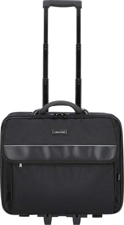 Lightpak reistrolley - Revisio - 43,5 x 40 x 14,8 cm - zwart - JU-92702