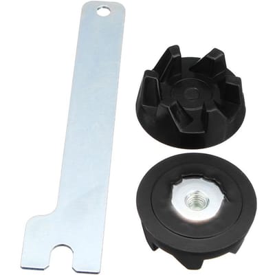 2 Pièces Coupleur en Caoutchouc de Blender Engrenage Embrayage avec Outil de Démontage pour Kitchen Aid 9704230 noir