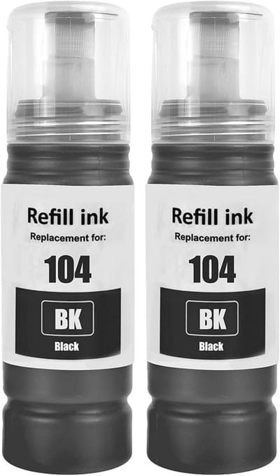 Compatibele 104 Inkt Flessen Multipack voor Ecotank Printers